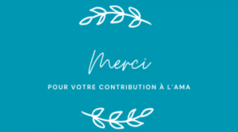 Lettre de remerciement cotisation